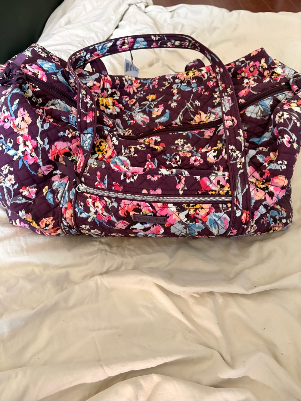 Vera Bradley NWT Holland Garden Quilted Floral Duffel Bag - Large - Picture 2 of 7